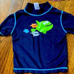 Carter’s 6-9 month navy rash guard! Barely worn
